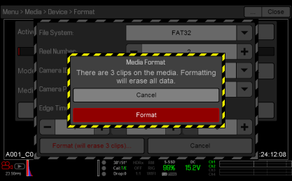 Media Format Message